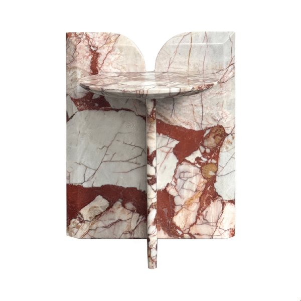 Bordeaux Red Side Table