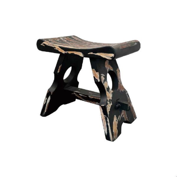 Tiger-striped Stool