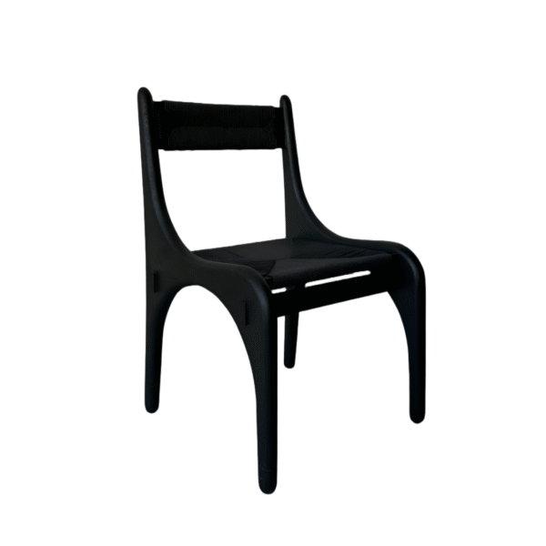 Black Rope Chair